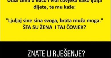 Jedna od najtežih zagonetki: “Ljuljaj sine sina svoga, brata muža moga”