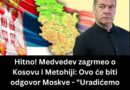 Medvedev optužio Zapad za dvostruke standarde i naveo Kosovo: „Odgovorićemo svom snagom“
