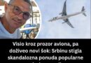 Zamalo ispao kroz prozor aviona, a zatim dobio neverovatan mejl od kompanije: Ljubiša najavio tužbe