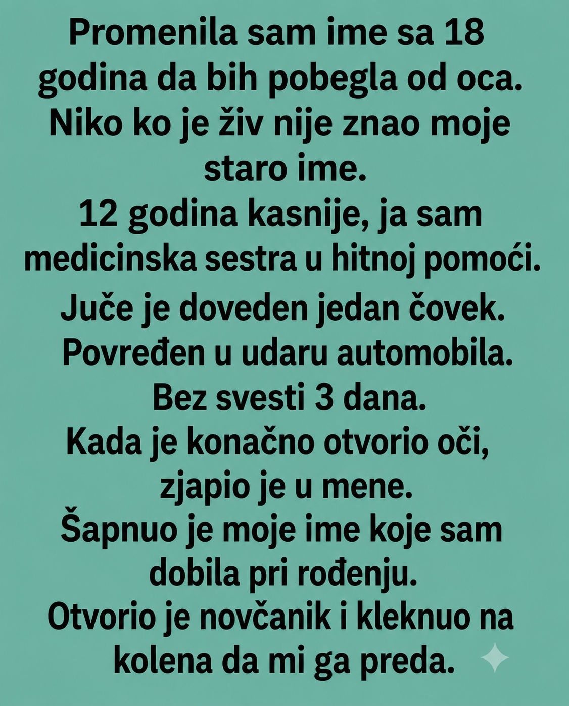 Sa 18 godina promenila je ime da pobegne od prošlosti: 12 godina kasnije nepoznati pacijent izgovorio je ime za koje je verovala da više niko ne zna