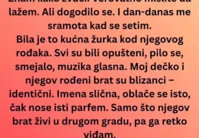 Na zabavi je dečkovog brata blizanca zamenila za partnera: Jedno pitanje otkrilo je istinu i otvorilo ozbiljnu dilemu