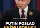 Putin poslao poruku Evropi: „Spremni smo da obnovimo odnose, ne planiramo agresiju“