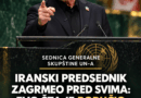 Pezeškijan u UN oštro odgovorio Trampu: „Iran je spreman za dijalog, ali neće prihvatiti jezik sile“