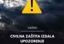 Upozorenje zbog obilne kiše i jakog vetra: U delovima Hercegovine moguće bujice i klizišta