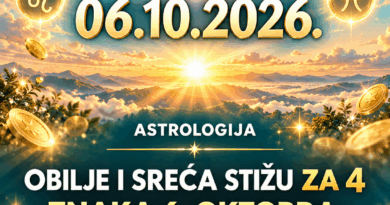 Danas sreća i obilje stižu za četiri znaka: 6. oktobar donosi nagradu, ljubav i neočekivane prilike