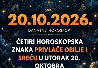 Četiri horoskopska znaka u fokusu 20. oktobra: Nove prilike kroz razgovor i podršku bliskih ljudi Četiri horoskopska znaka u fokusu 20. oktobra: Nove prilike kroz razgovor i podršku bliskih ljudi