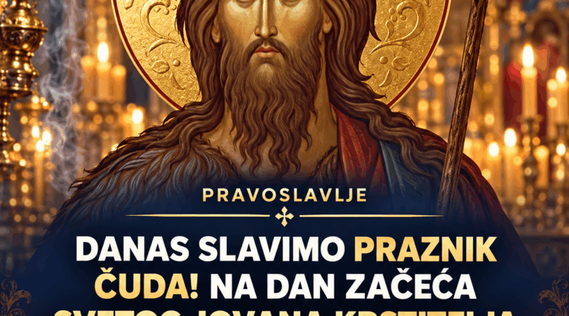 Danas slavimo Začeće Svetog Jovana Preteče: Vernici se mole za decu, porodicu i ostvarenje najdublje želje